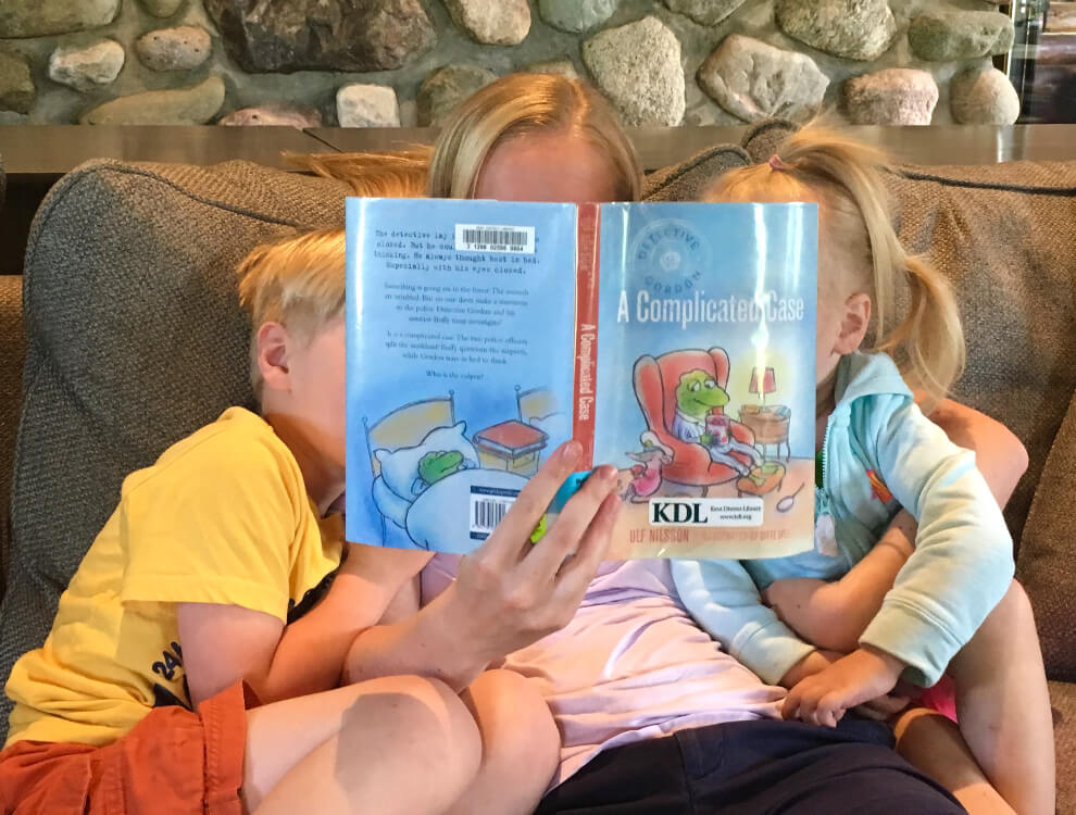 Reading together is great, and this easy book activity can lead to great conversations about the book.