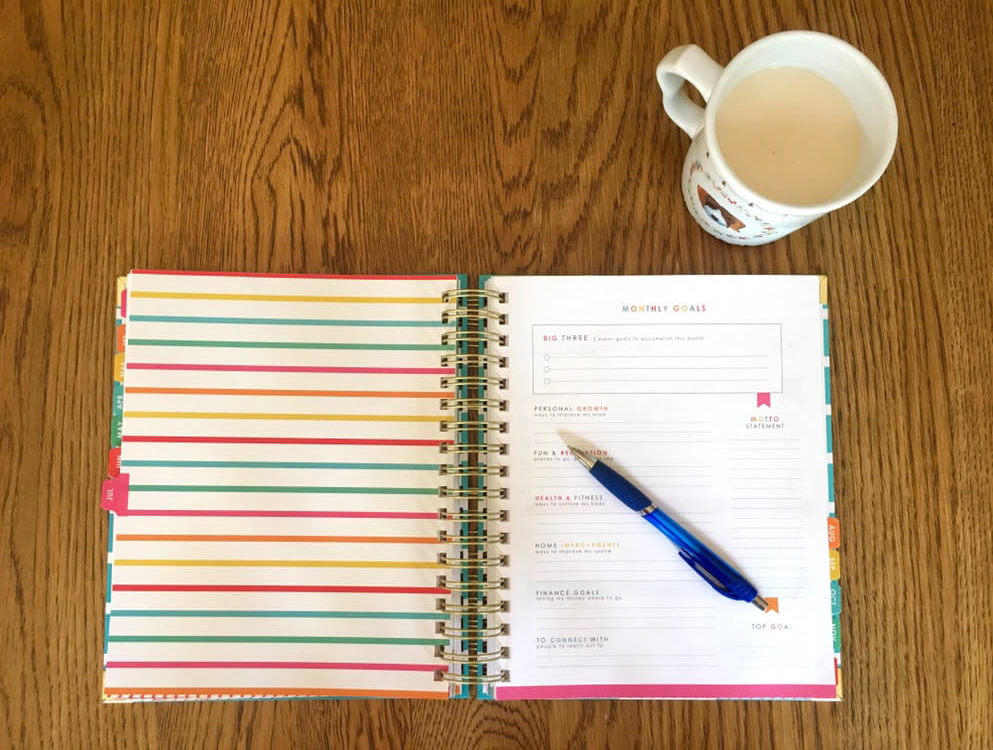 Living Well Planner Review, goal sheets are a highlight!