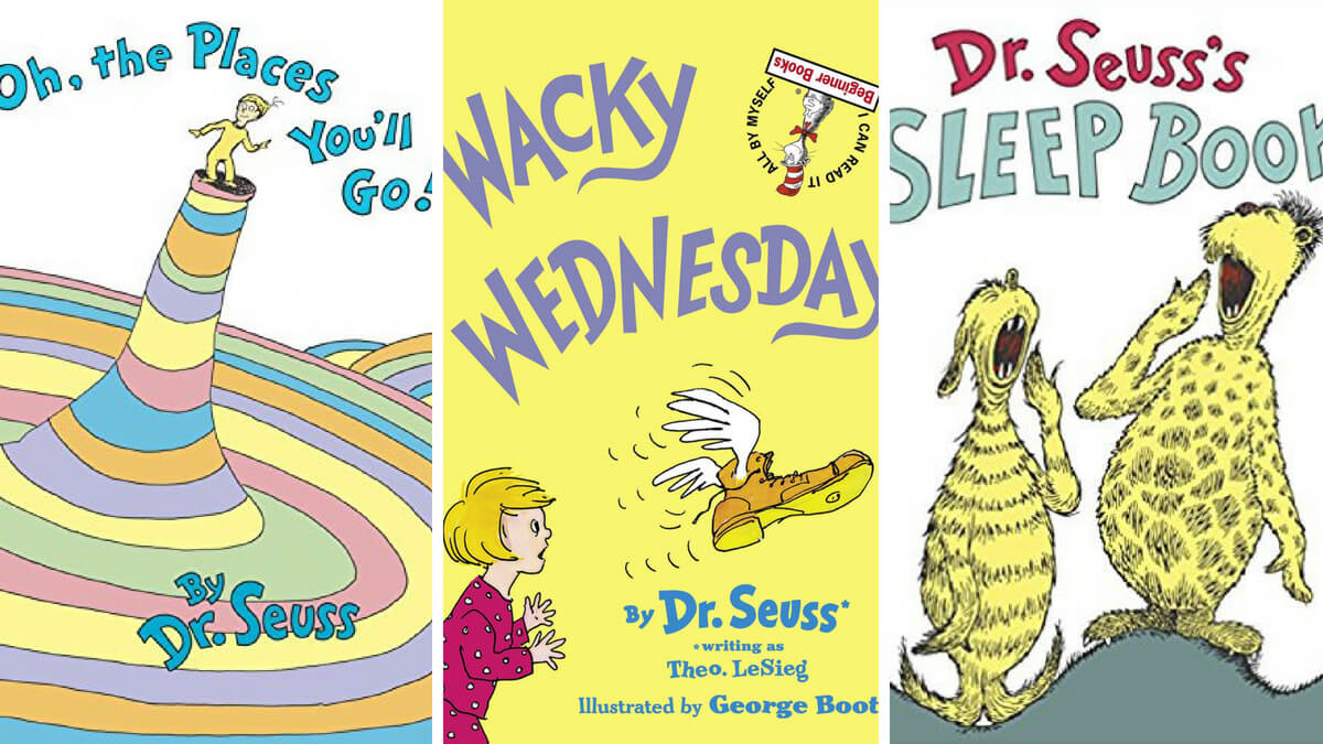 Dr. Seuss book covers