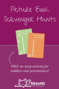 Picture Book Scavenger Hunt for Toddlers and Preschoolers