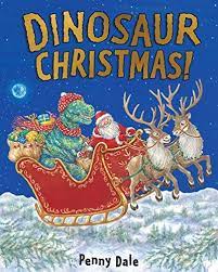 cover of Dinosaur Christmas, a secular Christmas picture book 